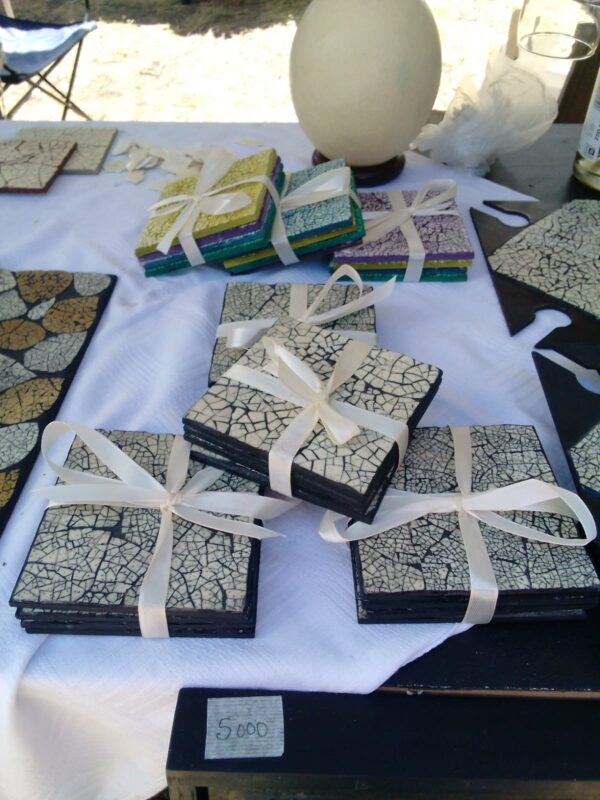 Abalone / Pāua Mosaic Coasters (Set of 4)